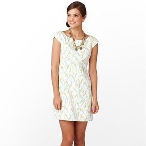 Lilly Pulitzer Vintage Resort White Grass Happy Dress